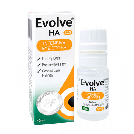 Evolve Ha 0.2 % Intensive Eye Drops - Eye Care Solutions